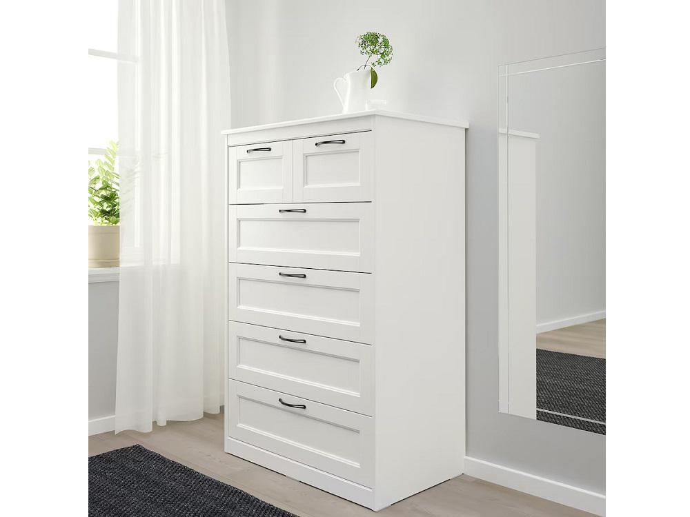 Комод Сонгесанд 15 white ИКЕА (IKEA) изображение товара