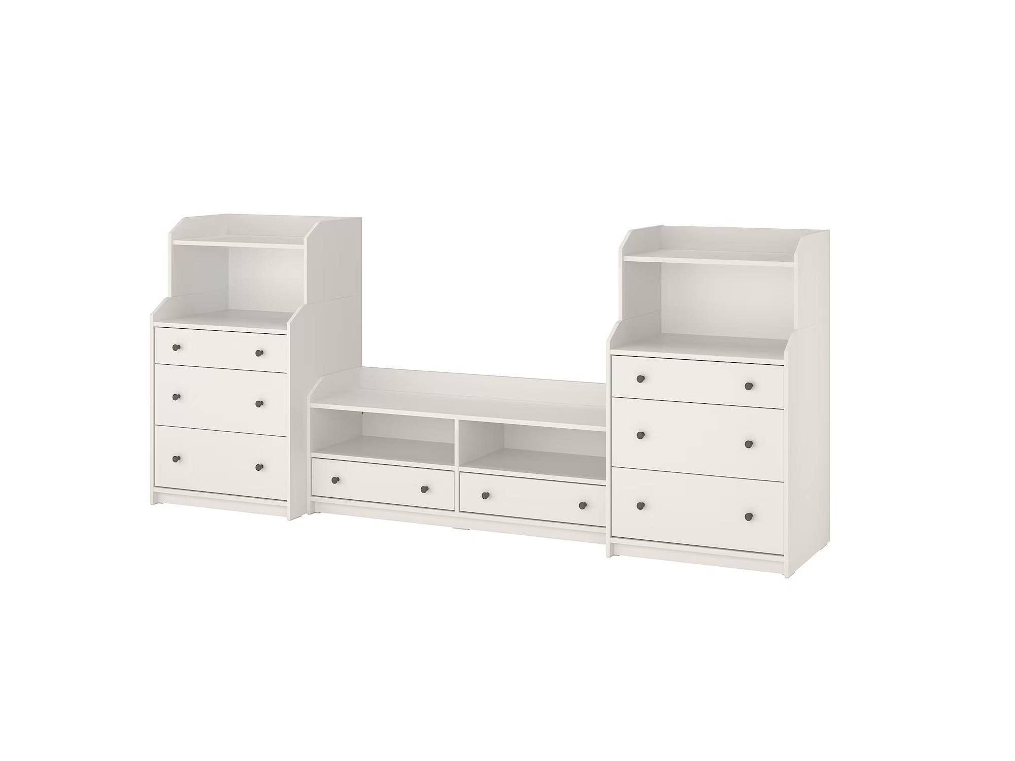 Стенка Хауга 522 white ИКЕА (IKEA) изображение товара