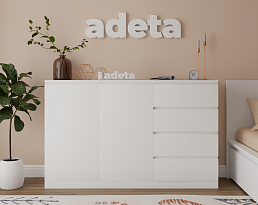 Изображение товара Комод Мальм 18 white ИКЕА (IKEA) на сайте adeta.ru