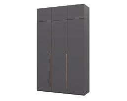 Изображение товара Распашной шкаф Пакс Альхейм 23 grey (gold) ИКЕА (IKEA) на сайте adeta.ru